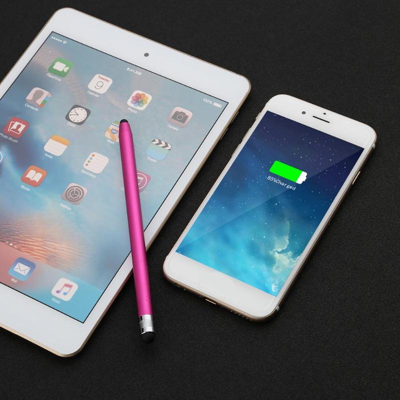 10 Colors Round Dual Tips Capacitive Stylus Touch Screen Drawing Pen for Phone Smart Phone Tablet PC Computer