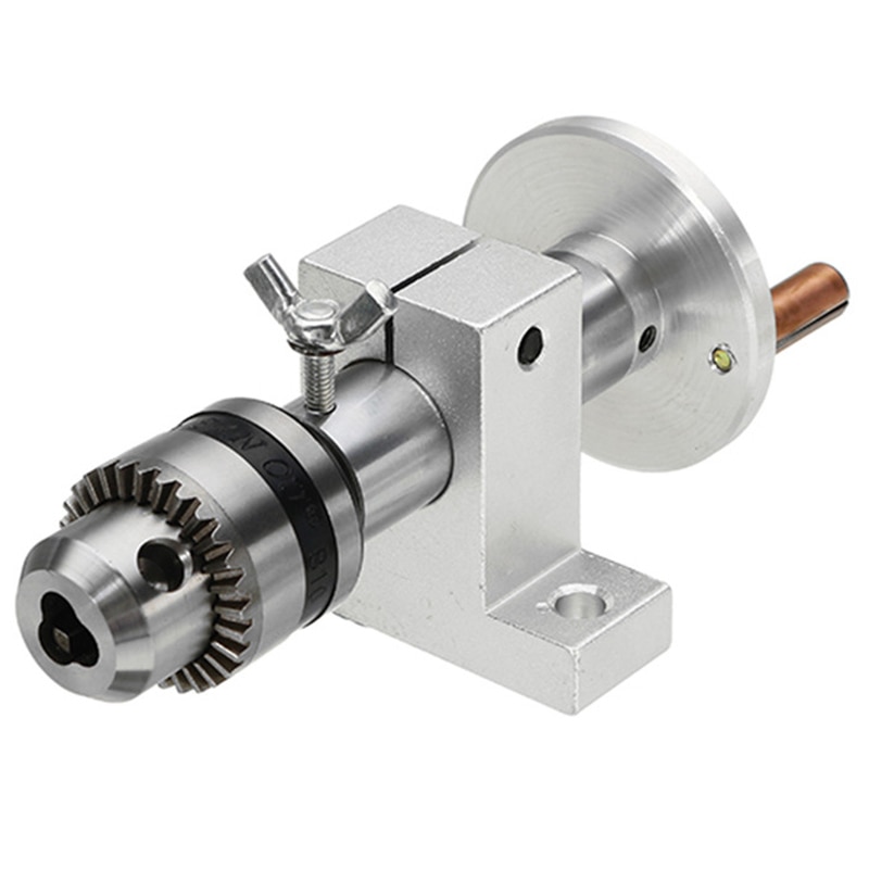 1Pc Live Lathe Center Head With Chuck Diy Accessories For Mini Lathe Machine Revolving Lathe Centre Woodworking Tool