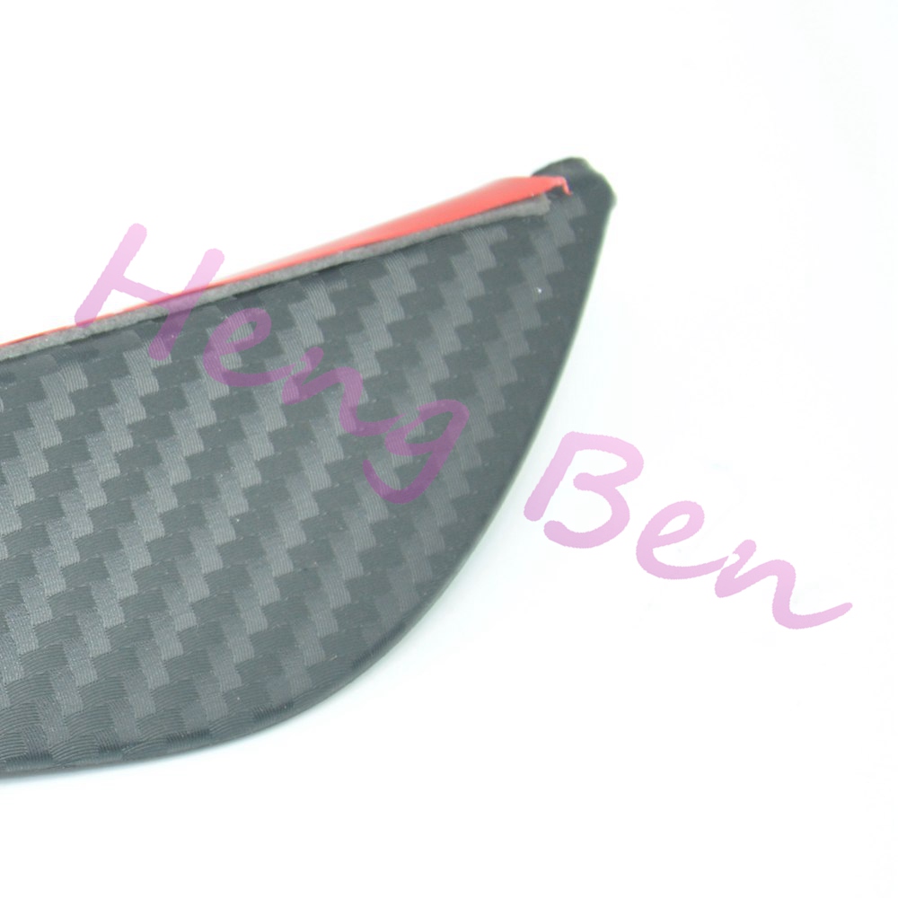 HB CARBON FIBER STYLE FRONT BUMPER LIP diffuser SPLITTER FINS BODY SPOILER CANARDS VALENC