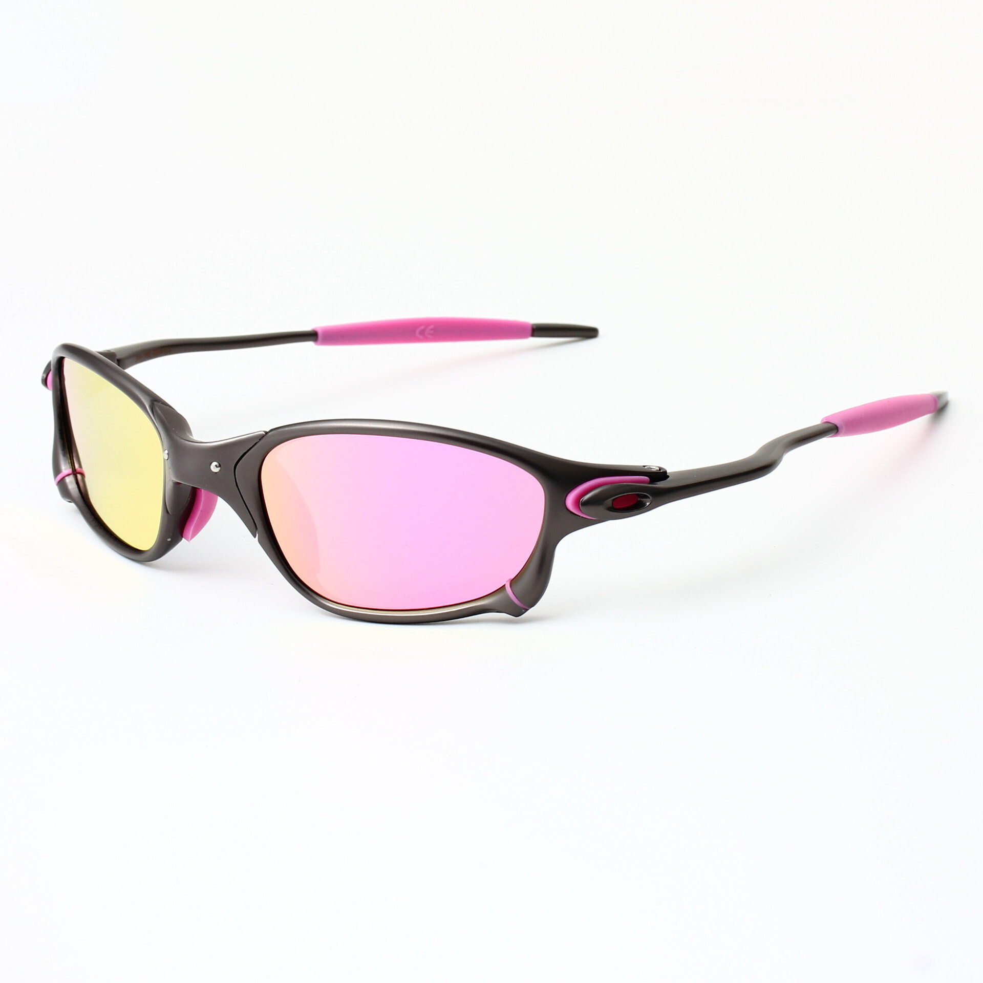 Golden frame polarized sunglasses X metal future technology style outdoor sports cycling sunglasses Juliet 2: Lavender