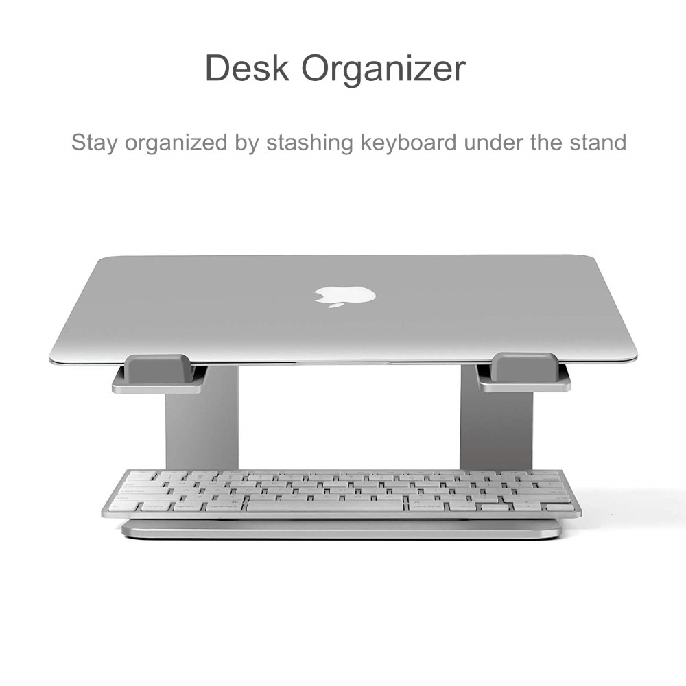 Alle metal bærbar stativ base notebook støtte stativ holder til macbook air pro imac beslag computertilbehør riser bordstigning