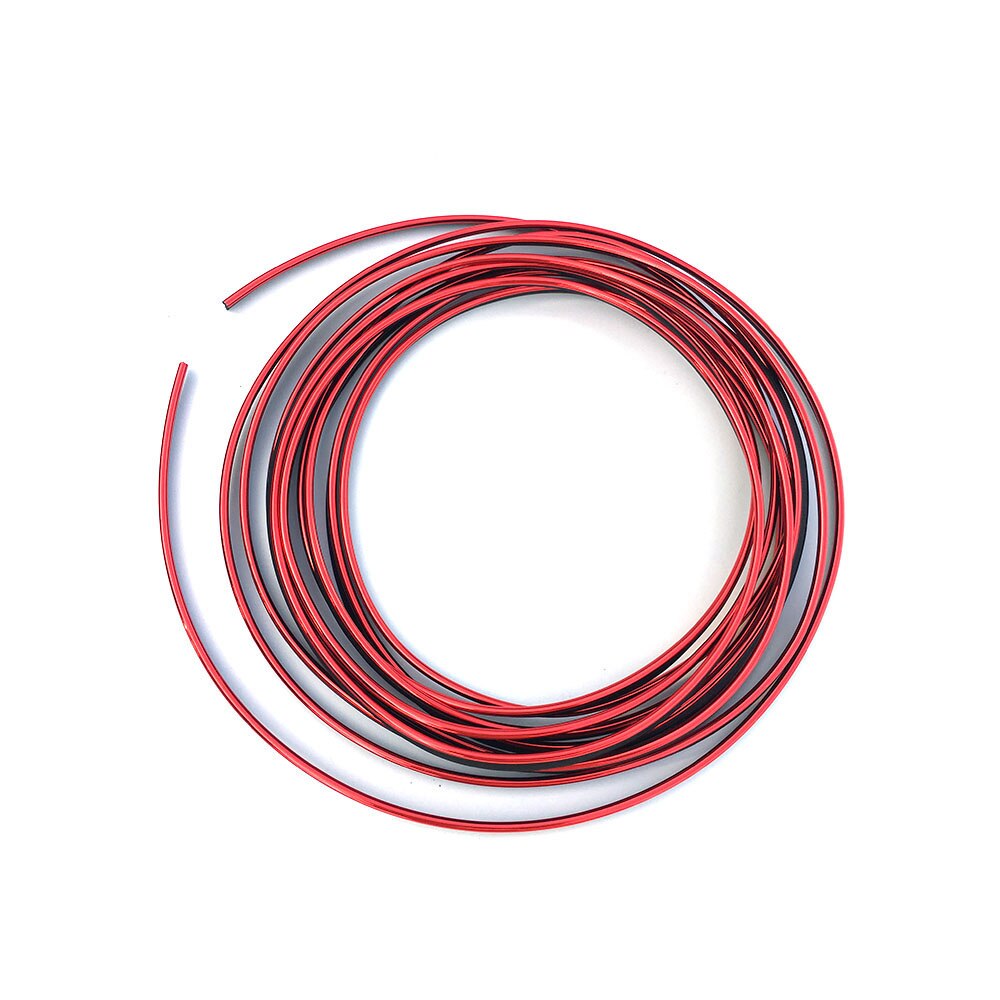 5M universale modanatura Auto decorazione strisce flessibili interni modanature Auto copertura Auto Trim cruscotto porta bordo Auto-styling: Red