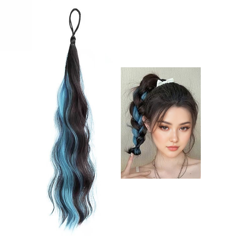 Cheveux synthétiques Chignon Chignon postiches auto-enroulement boule cheveux Bun femme bricolage Chignon cheveux Bun paquet pour augmenter les cheveux désordre Dount: T1B/613