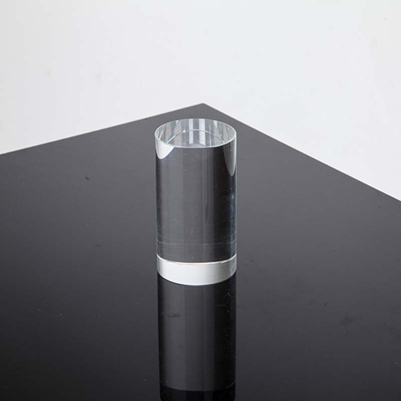 Photographic Acrylic Column Cosmetics support Shooting Clear Decoration Block Product Holder Display Stand cylinder: cylinder 4.5cm8cm