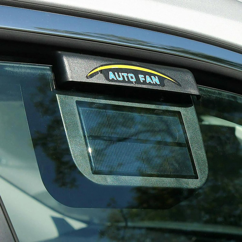Car Auto Fan Exhaust Heat Fan Solar Sun Power Air Vent Cool Cooler Ventilation System Radiator Car Window Cooling Fans