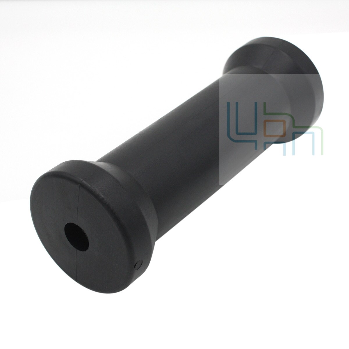 NEGRO GOMA carrete barco remolque 5/8 "agujero tamaño, longitud 8 pulgadas