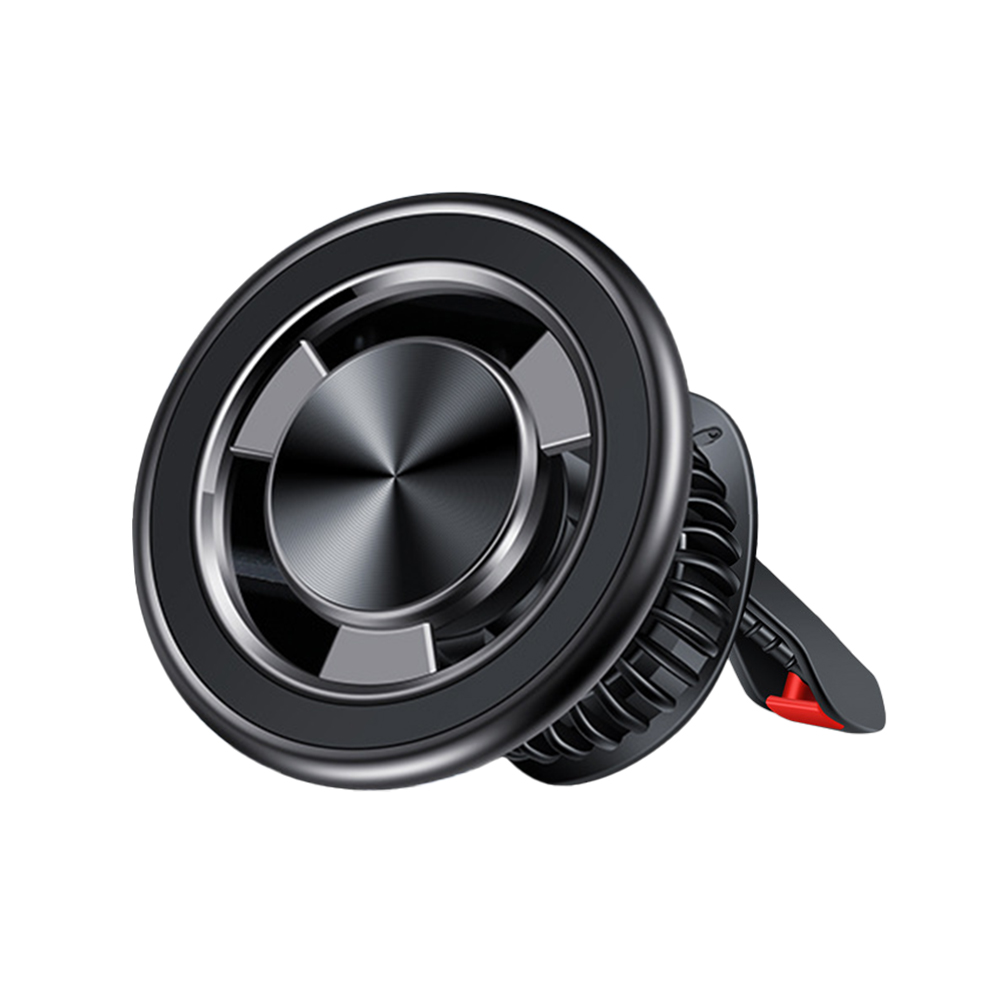 Magnetyczny uchwyt na telefon kompatybilny z uchwytem samochodowym MagSafe robić iPhone'a 14 13 12, klips robić kratki wentylacyjnej, uchwyt na telefon komórkowy.: Pomarańczowy