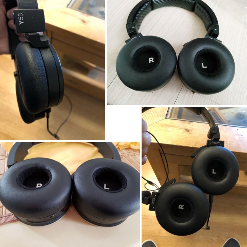 1 Paar Vervanging Foam Ear Pads Kussen Cover Voor Akg Y50 Y55 Y50BT Oordopjes Hoofdtelefoon Oordopjes