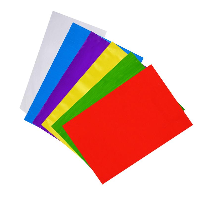 100 Sheets Transparent and Colorful Sugar Packing Paper Wrapping Paper Nougat Candy Baking Paper Cellophane Kindergarten Diy Han