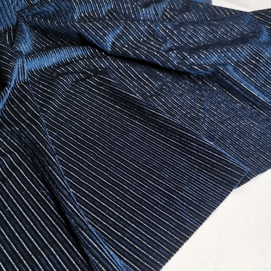 Velvet Dress Fabric Glittery Stripe Stretchy Velvet Bling Shimmer Sewing Fabric