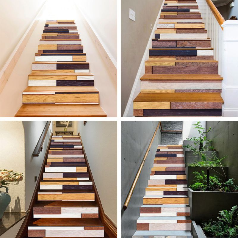 13 Stks/set 3D Trap Stickers Floor Stickers Waterdicht Verwijderbare Zelfklevende Diy Stairway Decals Decoratie
