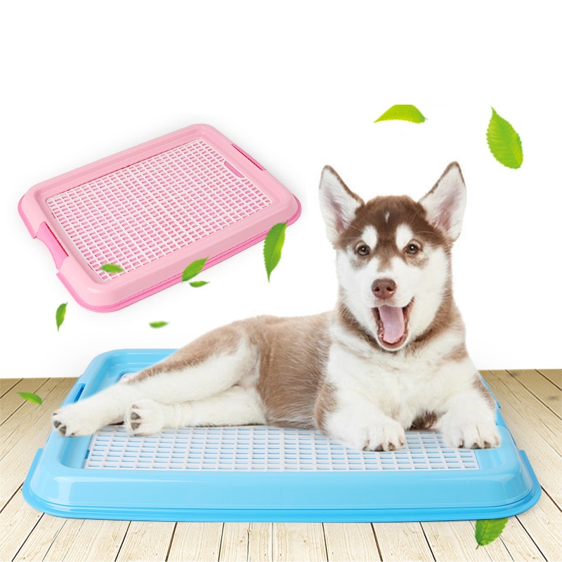 Perro de perro baño PiS de bandeja gato Mat mascotas orinal inodoro cachorro pis formación limpio baño para perros de resina Pet Puuy Pad