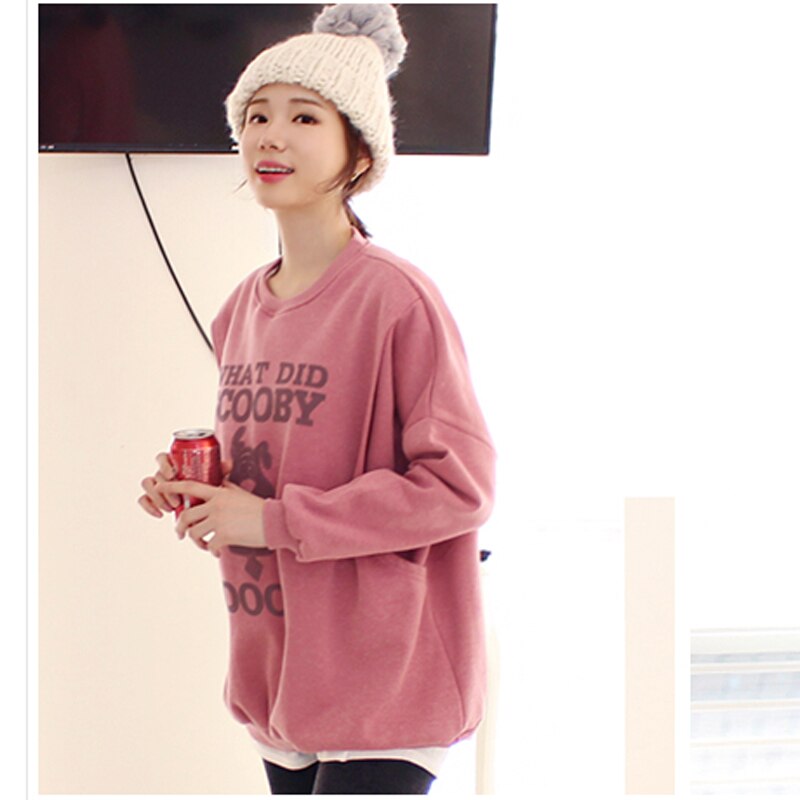 Nursing Hoodie Dunne Popeline Tuniek Voor Voeden Kangoeroe Jas Moederschap Kleding Herfst Winter Trui Borstvoeding Trui