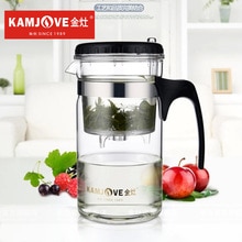 TP-200 Kamjove Art Tea Cup * Mok & Thee Pot 1000 ml glas thee pot kamjove Hittebestendige Glas Kungfu Theepot Piao Yi