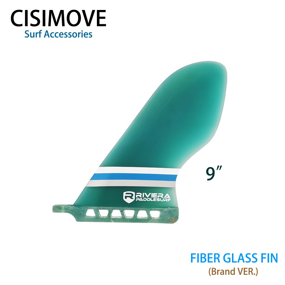 CISIMOVE HIGH CLASS graphic fiberglass single fin for long board surfboard SUP board: green