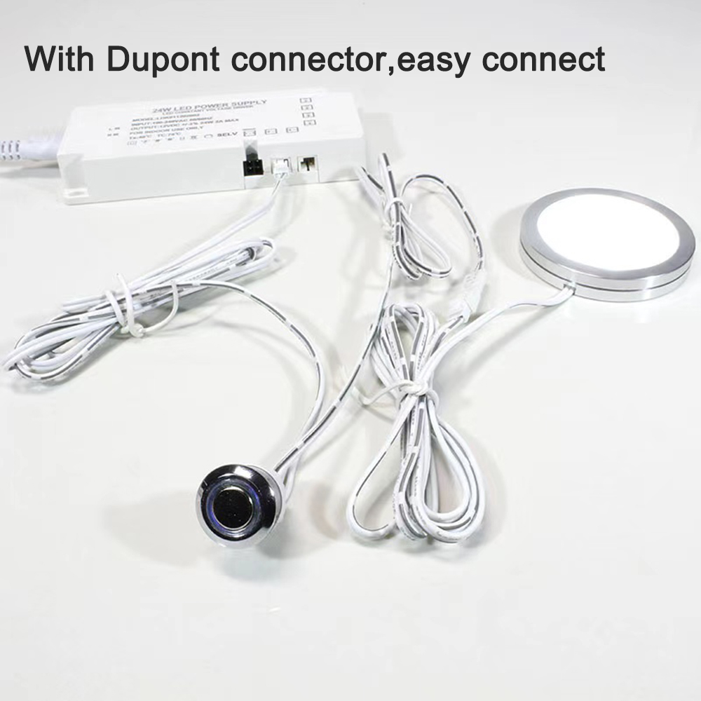 4A 5V 12V 24V Touch Switch Stepless Dimming Metal Touch Button Light Switch Fit For DC 5V 12V -24V LED Stripcustomized