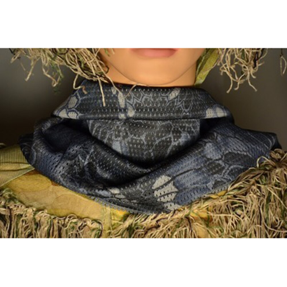 Pañuelo para exterior actividades pañuelo Material de la malla de la cubierta de la cabeza el cuello a prueba de polvo: 4