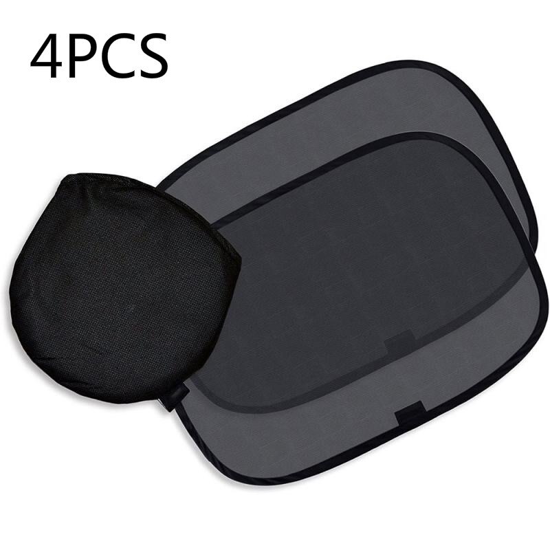 Ventana lateral del coche visera electrostática pantalla protectora funda Anti-UV electrostática adsorción coche ventanas sol resplandor rayos UV: 4 PCS