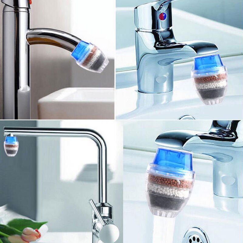 1 stk vandhane filter 5 lag drikkevand renser vand filterpatron hjemmekøkken brug  s55: Default Title