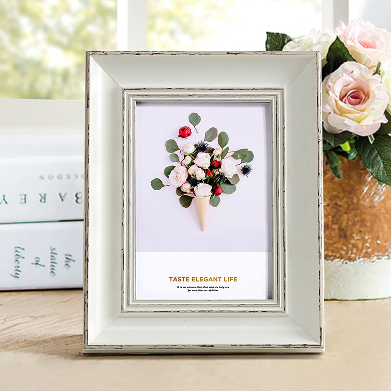 11 farben Amerikanischen Stil retro Foto Rahmen Für Hochzeit DIY Schreibtisch Kunst Dekor Bild Rahmen 5-10 Zoll klassische Foto Rahmen: 10 Zoll / Lila