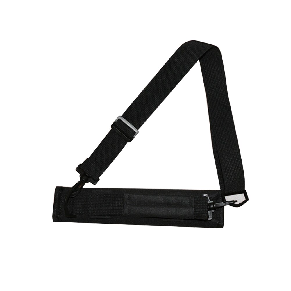 Nylon Golf Club Carrier Bag Adjustable Strap Portable Unisex For Driving Range Travel Small Accessories Magic Sticker: Black