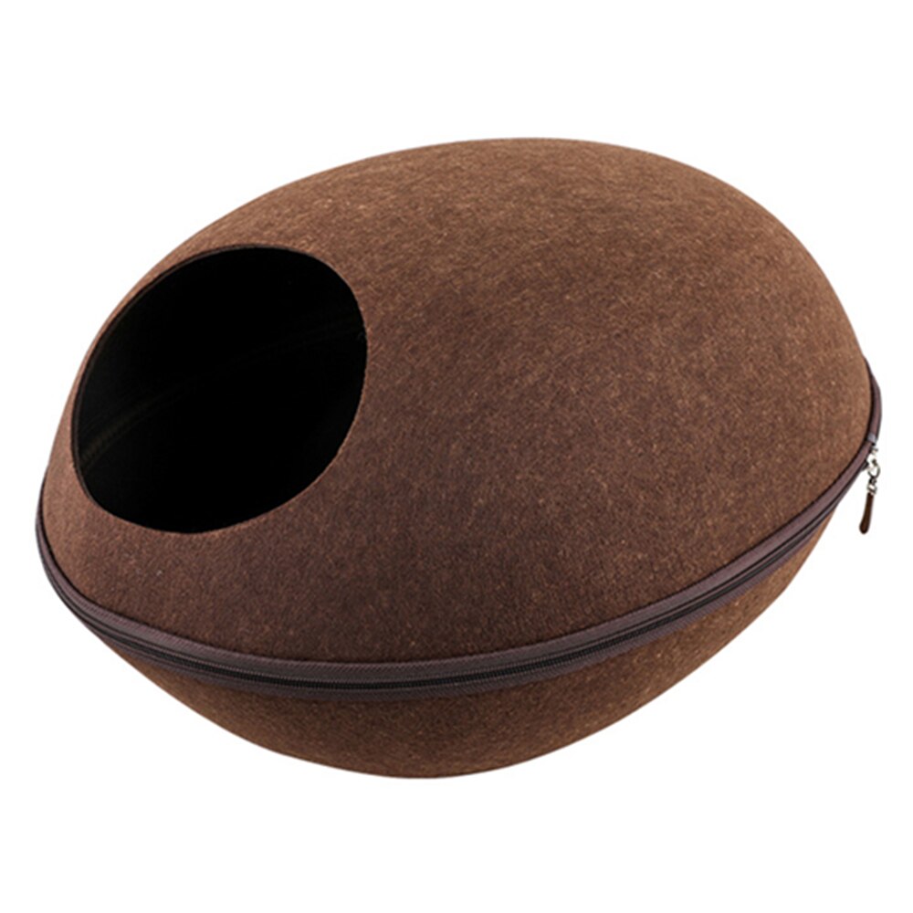 Hond Kat Bed Cave Slaapzak Vilt Doek Huisdier Huis Nest Kat Mand Producten Met Kussen Mat Voor Katten Dieren levert: H25089K