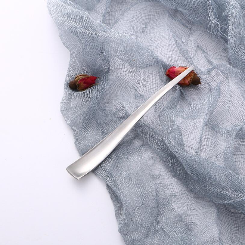 304 stainless steel tableware stirring coffee milk tea spoon dessert bar long ice spoon long handle honey spoons: 07