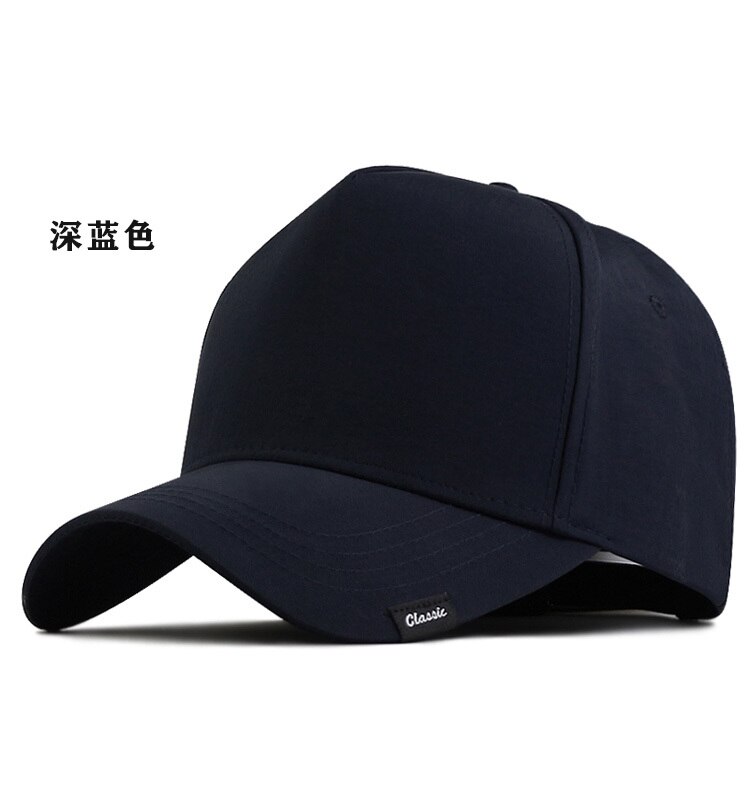 Gorra de béisbol de talla grande para hombre, gorro de béisbol con de hueso grande, secado rápido, 55-60cm, 61-68cm