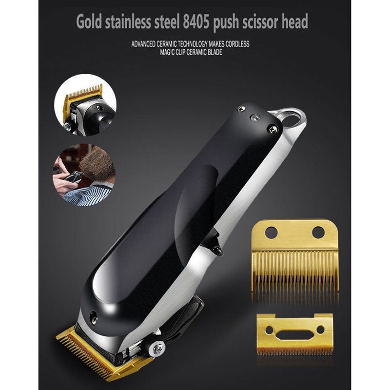 2 Sets Adjustable Clippers Blades, 2 Hole Hair Trimmer Replacement Blade for Wahl