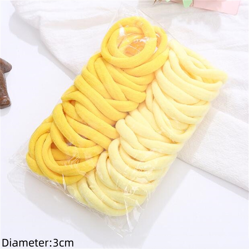 50 Uds. Banda elástica negra para el cabello, lazos, colets, coleteros, resortes, accesorio de goma para niñas y mujeres, conjunto de soporte para coletas sin daños: Caqui oscuro