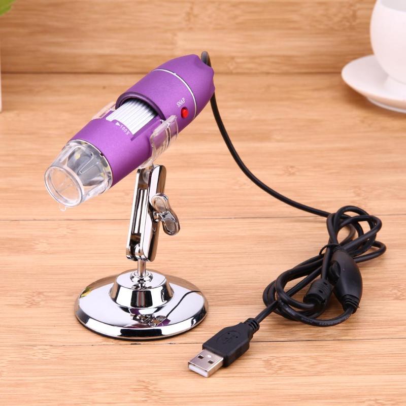 50X-500X USB Digital Microscope Skin Hair Follicle Scalp Detector Electronic Industrial Microscope Camera