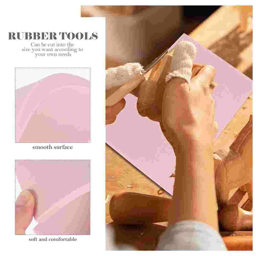 2 Pcs DIY Rubber Carving Blocks DIY Rubber Stamp Blocks Rubber Crafts Material