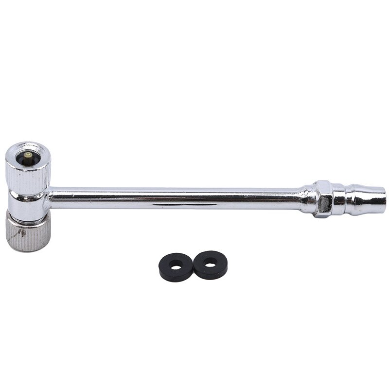 2 in 1 buse de voiture valve tuyau d'air aiguilles de gonflage pompe gonfleur connecteur pour voiture gonflable électro mobile moto pneu