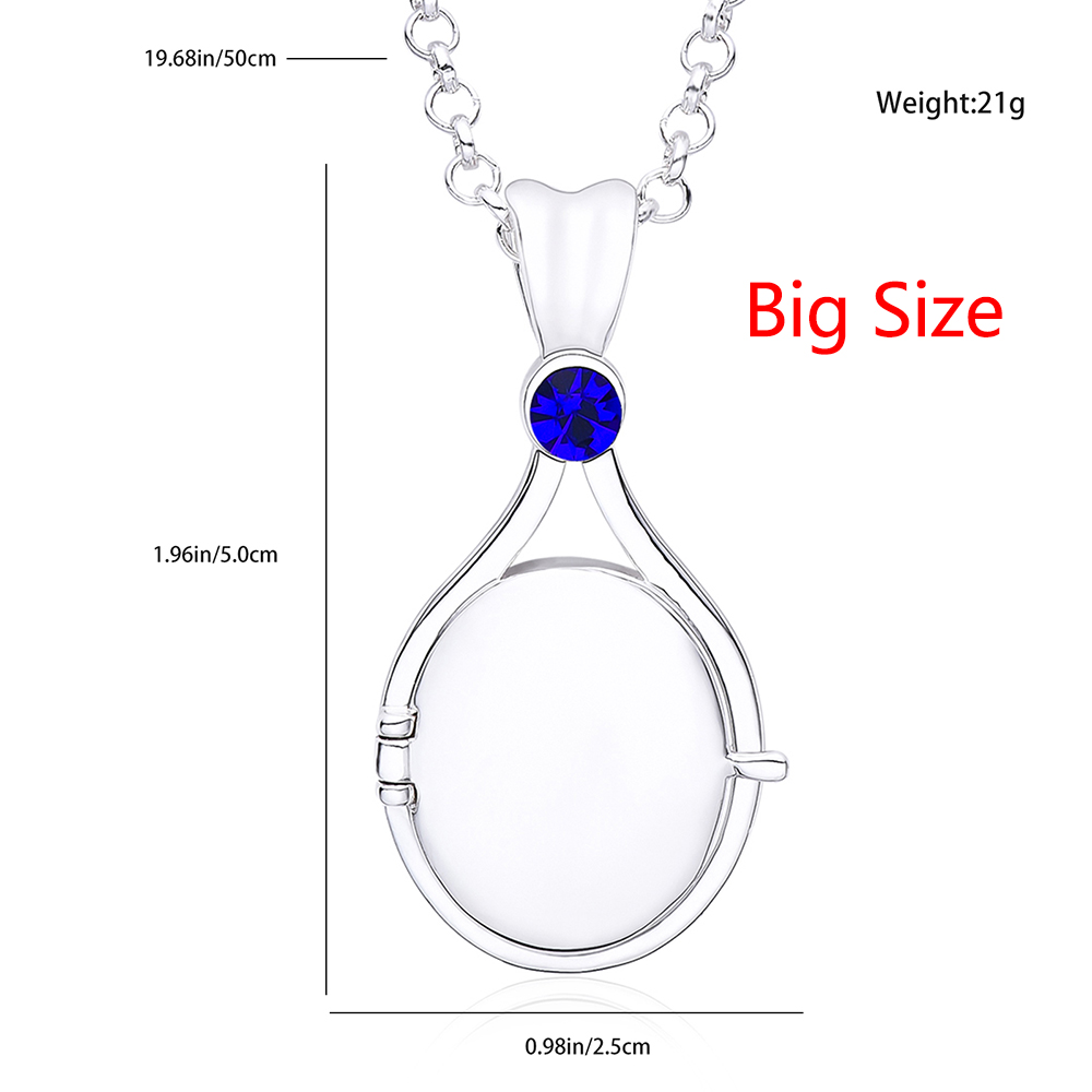 H2o – collier avec pendentif en coquillage métallique ouvrable, couleur argent, avec cristal, sirène, films TV, bijoux pour femmes et filles, colliers mignons: Placage pistolet