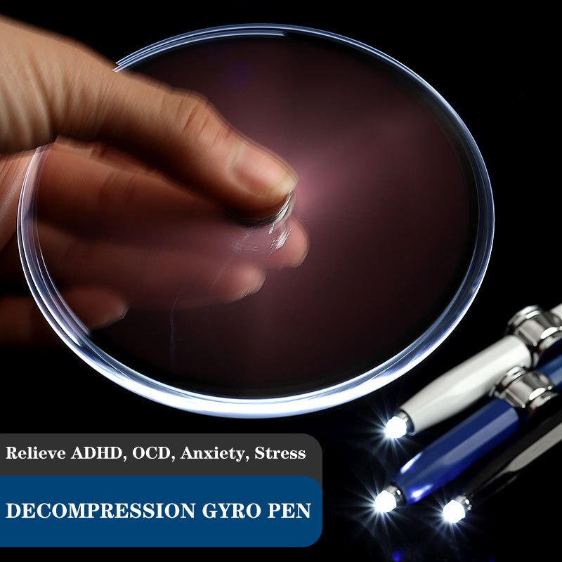 Fidget Spinner Toy kulkowe długopisy wielofunkcyjne EDC antystresowy Relief Metal Shell dzieci dorosłych Stress Relief metalowe pisanie długopisy