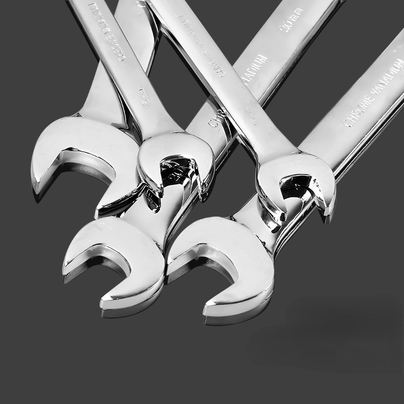 Fast Ratchet Wrench 8-24mm Tooth Gear Ring Torque Socket Wrench Metric Combination Ratchet Spanners Car Repair Tools Home Tools