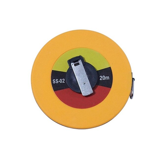 Hoge Precisie Retractable Ruler Meetlint Meetinstrument voor Ingenieur Carpenter Fiber Grootte 10m 15m 20m 30m Houtbewerking Gereedschap: 20m