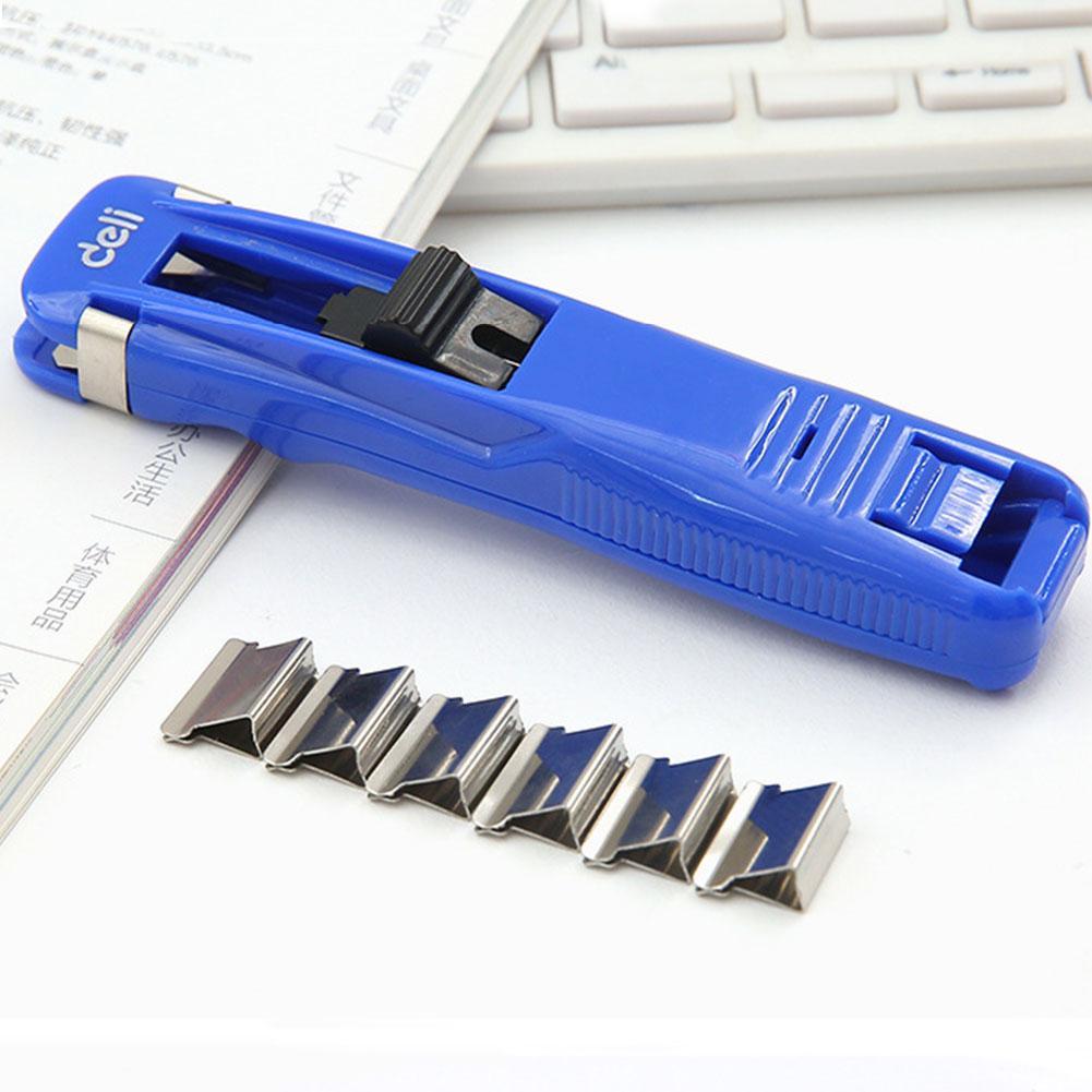 One Piece Make Book Repair Book Stapler Binding Supply Manual Stapler Metal School Long Office Machine Stapler M4E7