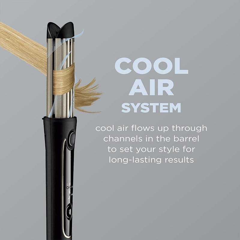 Airflow Styler Hair Straightener with Cooling Fan 2 in 1 Straight and Curl Hair Tools