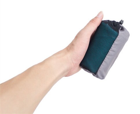 Inflatable 45x33cm Portable Pillow Polyester & TPU Air Filler Foldable Camp Travel Office Cervical Neck Pillow Home Textile