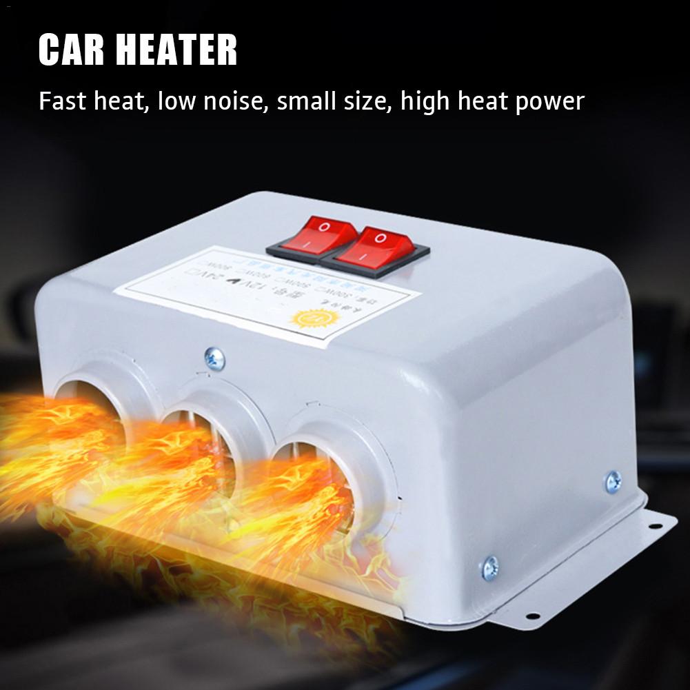 Souffleur d'air pour déglaçage intérieur | Verre de voiture haute puissance 500W/800W, moteur de chauffage du brouillard 12V/24V