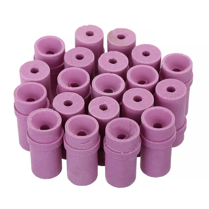 20PCS 6mm Ceramic Blasting Nozzle Sandblaster Air Sand Blasting Ceramic Nozzles Tips Penumatic Welding Soldering Replace Tool