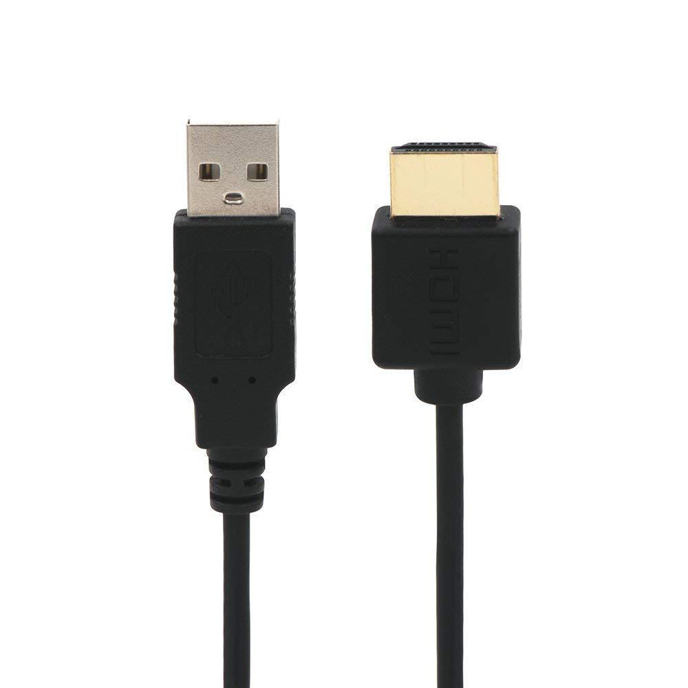 USB zu HDMI Ladekabel Männlichen Ladegerät Kabel Splitter Adapter HDTV PlayStation3 DVD Monitor USB 2.0 Stecker auf HDMI Stecker Kabel