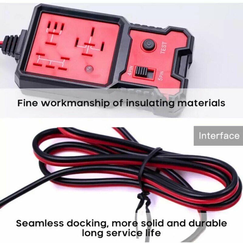 2001 Universal Electronic Automotive Relay Tester 12V Car Battery Alternator Checker Analyzer Auto Diagnostic Tool