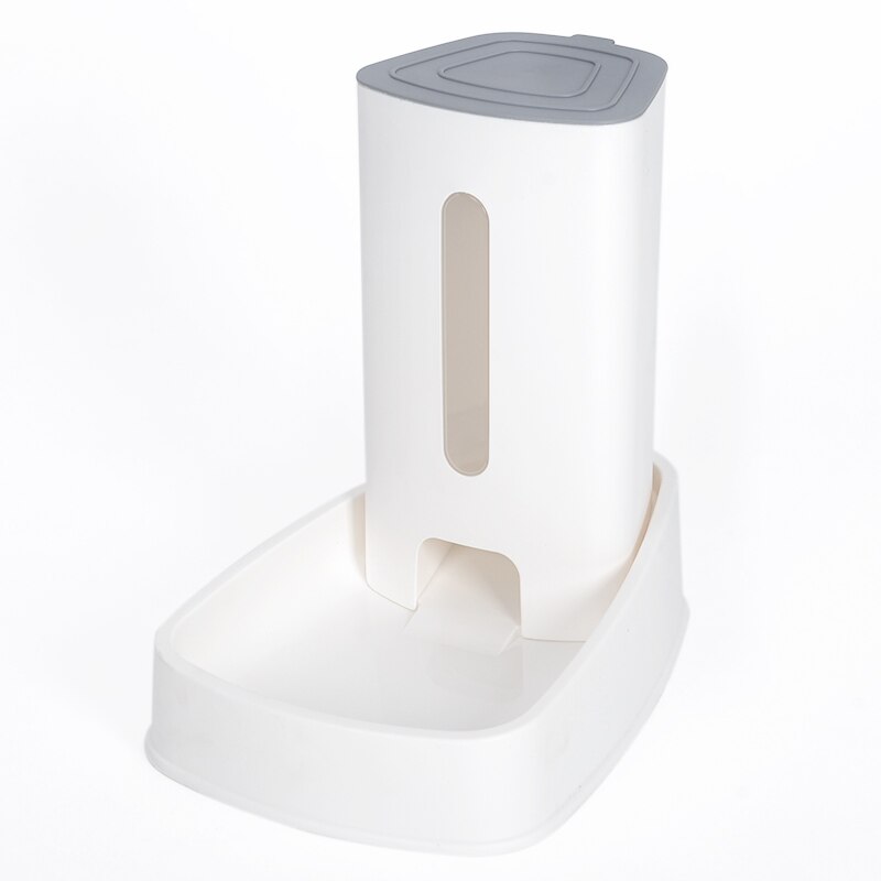 Hoopet Kat Kom Hond Water Feeder Kom Kat Kitten Drinkwaterfontein Eten Dish Voerbak Goederen: Food White