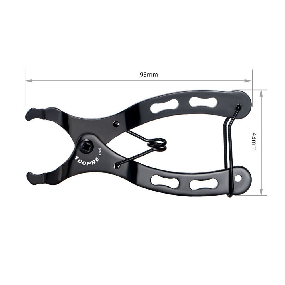 Mini alicate para cadena de bicicleta, herramienta de reparación de enlace rápido, abrazadera de cadena para bicicleta de montaña y carretera, Kit de herramientas de hebilla mágica de montaje de botón
