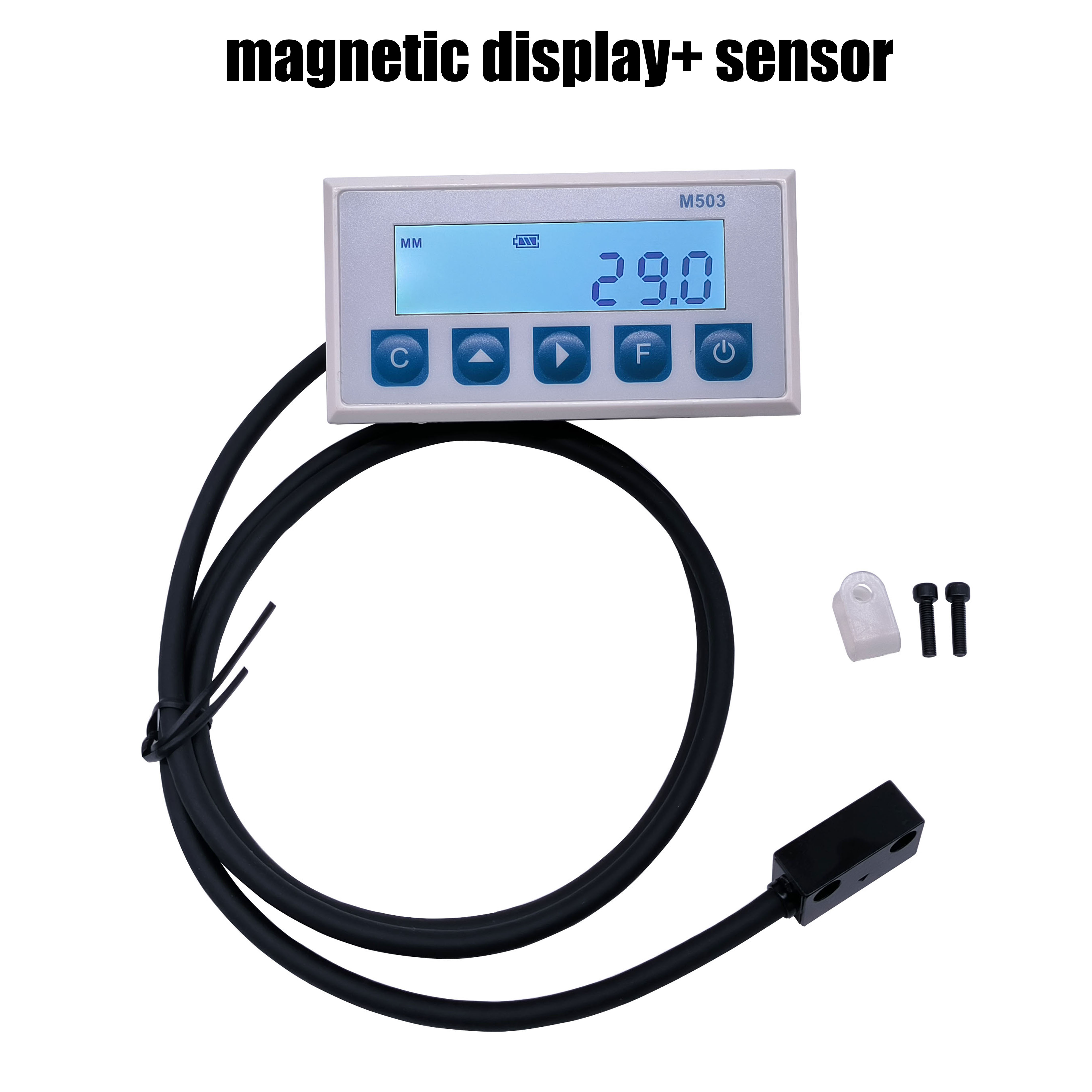 M503 Magnetic Scale DRO Display Integrated Embedded Magnet Measurement System Magnetic Tape with Stain Belt Profile Woodworking: Red