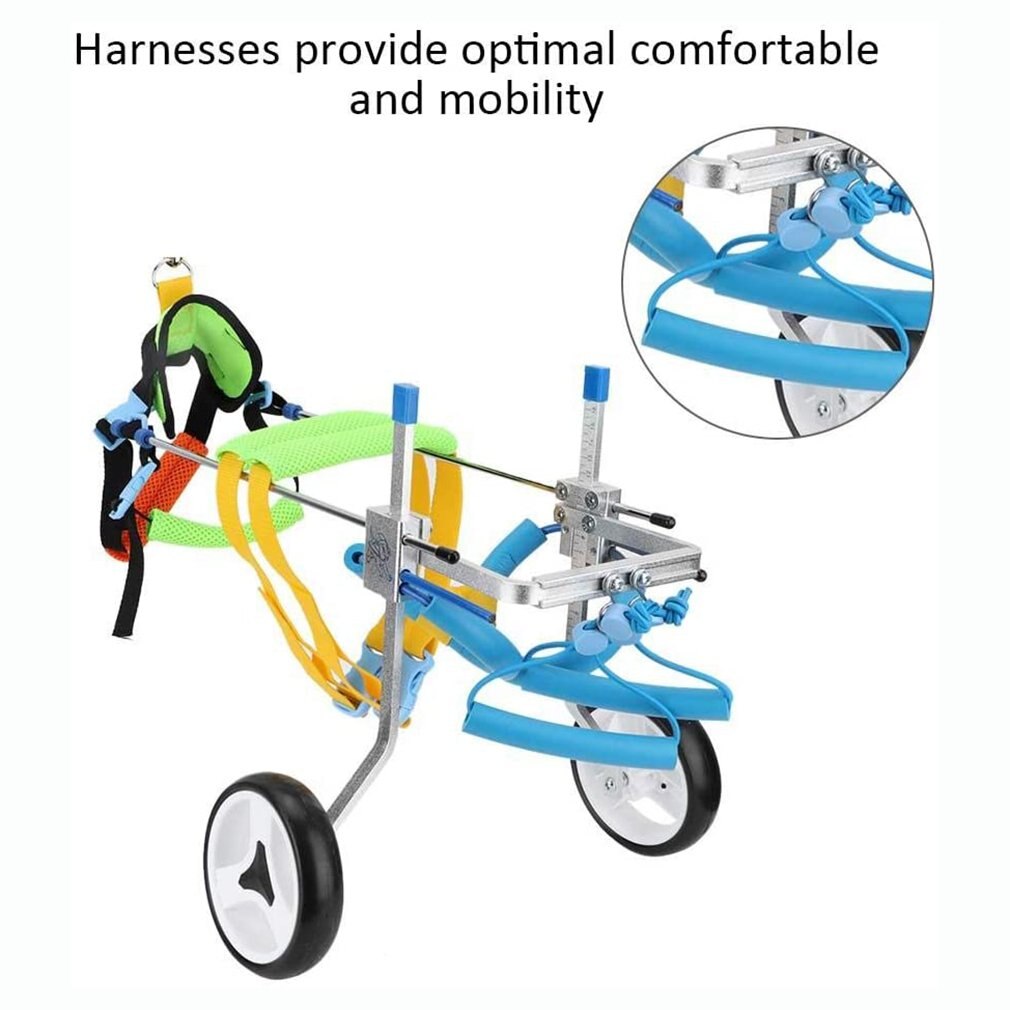 Upgrad SIZE Pet Wheelchair/Paralyzed Pet Wheelchair/General Paralysis Dog Scooter/Disabled Dog Rehabilitation Wheelchchair