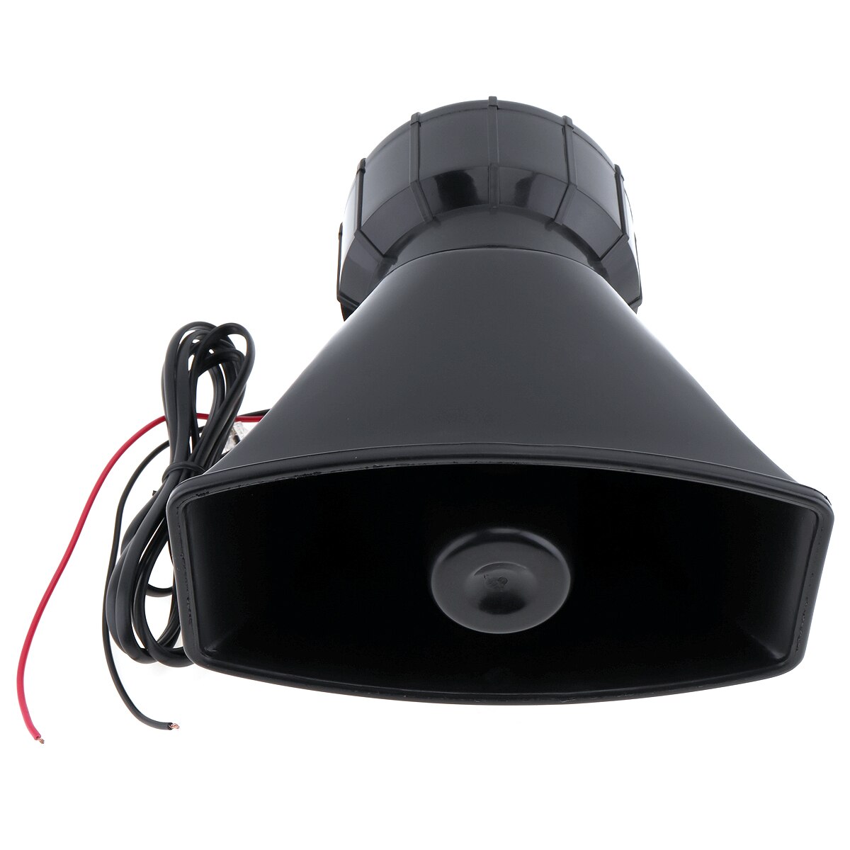 Sirène D'Avertissement 100W 12V Pour Voiture, Moto, Pompiers & Ambulance – 7 Sons Puissants + Micro Haut-Parleur