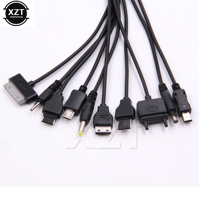 10 in 1 Universal USB Multi Charger Retractable Phone Cable For Various Cellphone Charging Cable Cord